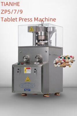 চীন TIANHE 5/7/9 Round  Shape Cleaning Effervescent Lab Tablet Press Machine সরবরাহকারী