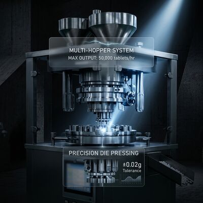 Speed Tablet Press Machine GZPK-65/71 High Output 462000 pcs/h Automatic Tablet Weight Control BB BBS Tooling সরবরাহকারী